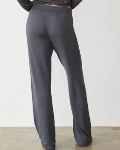 MONROW Supersoft Straight Leg Vintage Sweat VINTAGEBLACK Hot